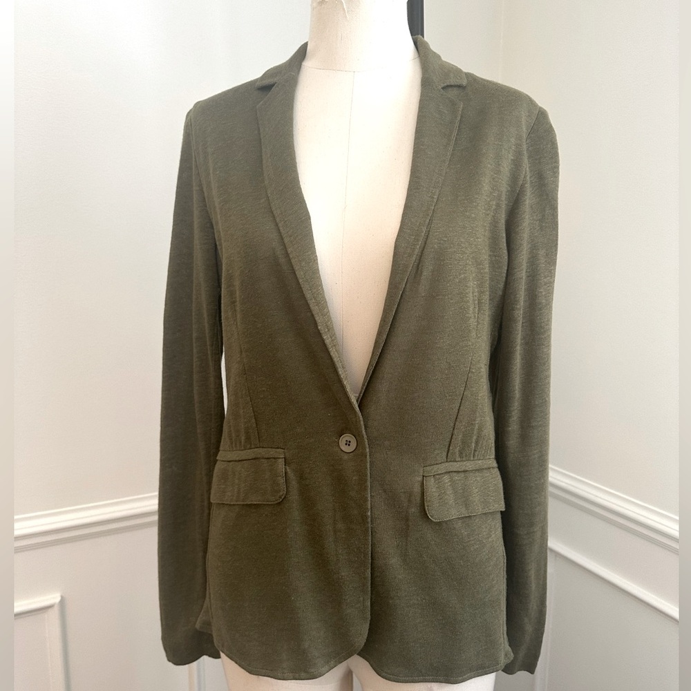 Majestic filatures linen stretch blazer